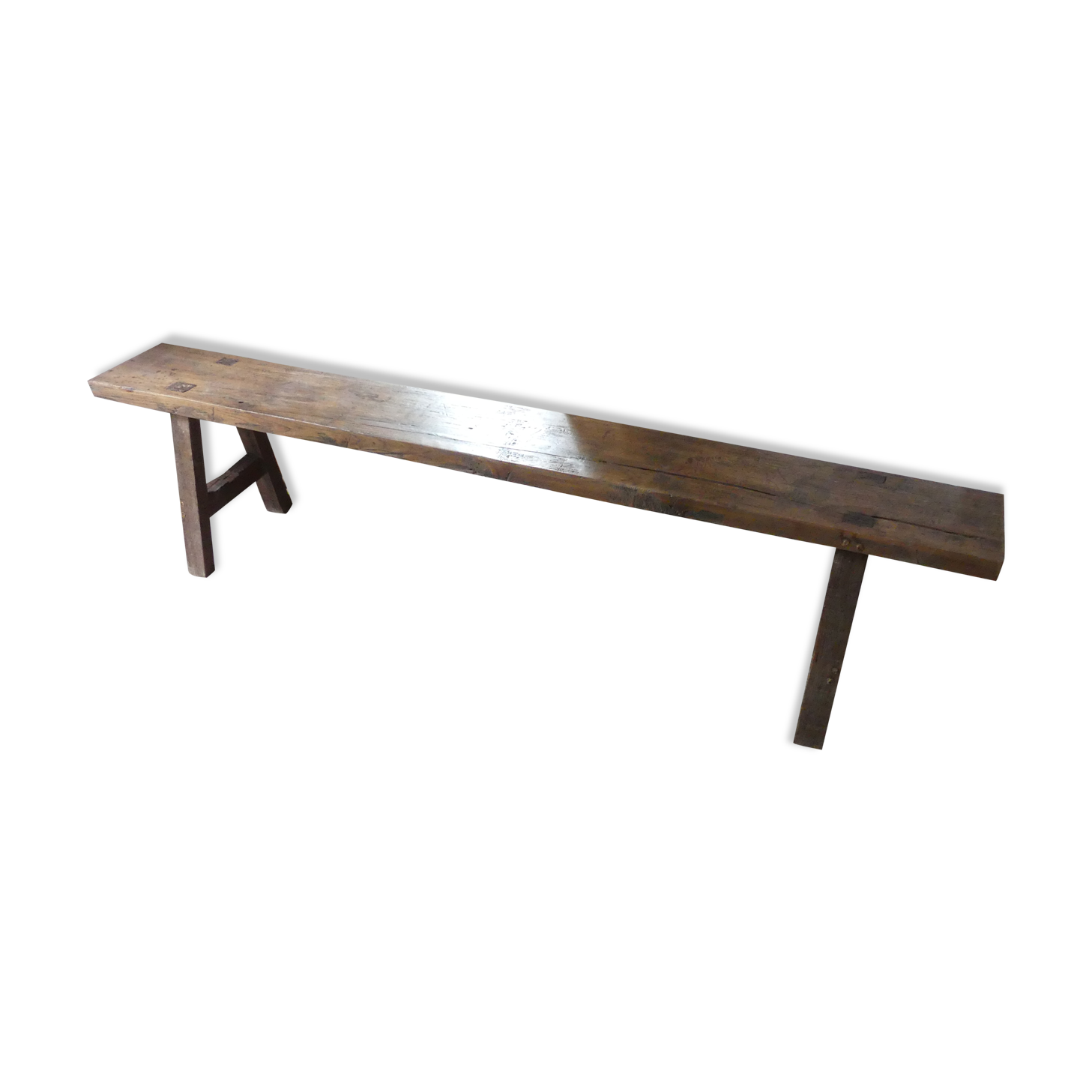 Brutalist antique bench