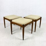 Vintage beige stool by Homa, 1970s