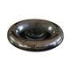 Space age blue iridescent ceramic ashtray / vide poche, Italy 1970s
