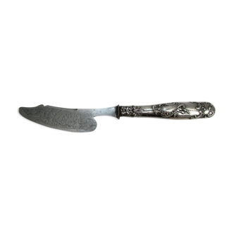Butter Knife Chiseled Blade, Sleeve Silver Filled - Ecrin