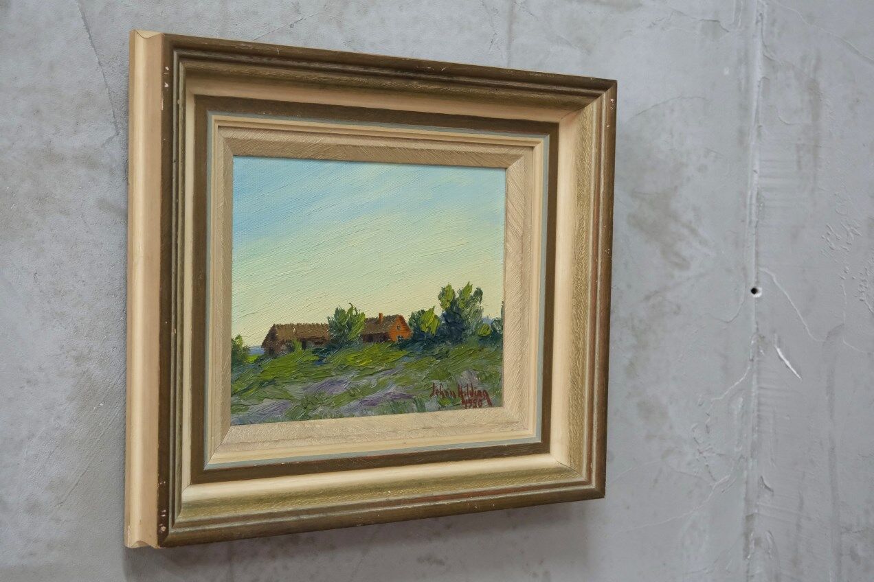 Johan Hilding Hägleby (1900-1981), Swedish Modern Painting, 1950, Oil on Canvas, Framed