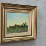 Johan Hilding Hägleby (1900-1981), Swedish Modern Painting, 1950, Oil on Canvas, Framed