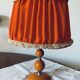 Vintage metal bedside lamp