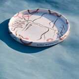 Le baiser ii - plateau en céramique