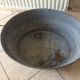 Oval zinc basin