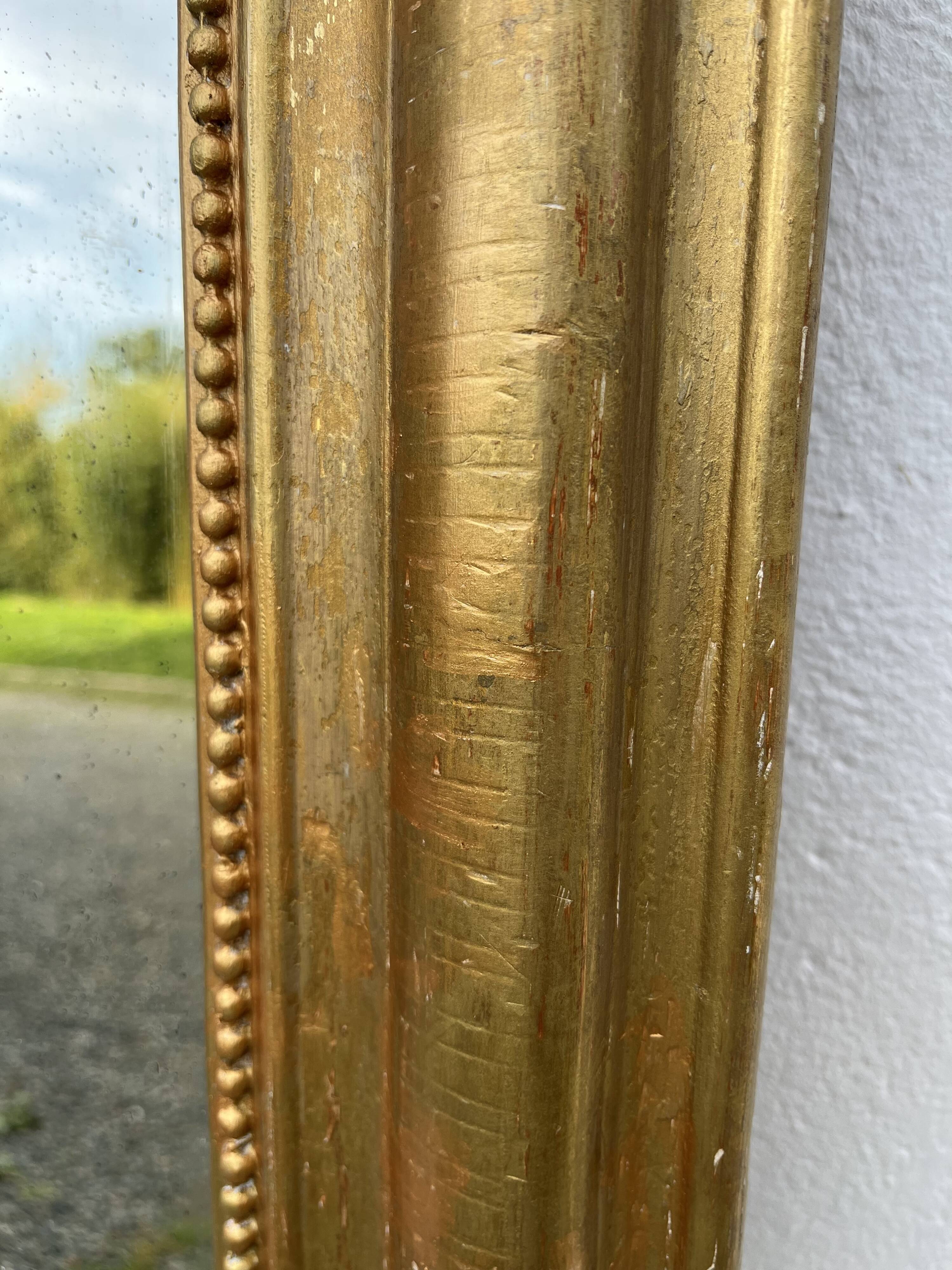 Old mirror Louis Philippe Fronton 156x102cm