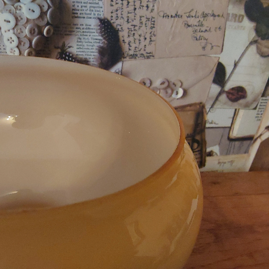 Vintage glass opaline lampshade from the 50s