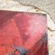 Oil on canvas signed Monique Humbert, abstract composition, wall painting, interior decoration.