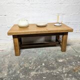 Solid oak coffee table
