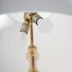 MK10968 Brass and crystal floor lamp
