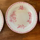 Set of three iron earth dishes