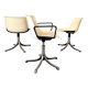 Set of three Modus Office Desk Chairs, Osvaldo Borsani for Tecno, Italy 1960