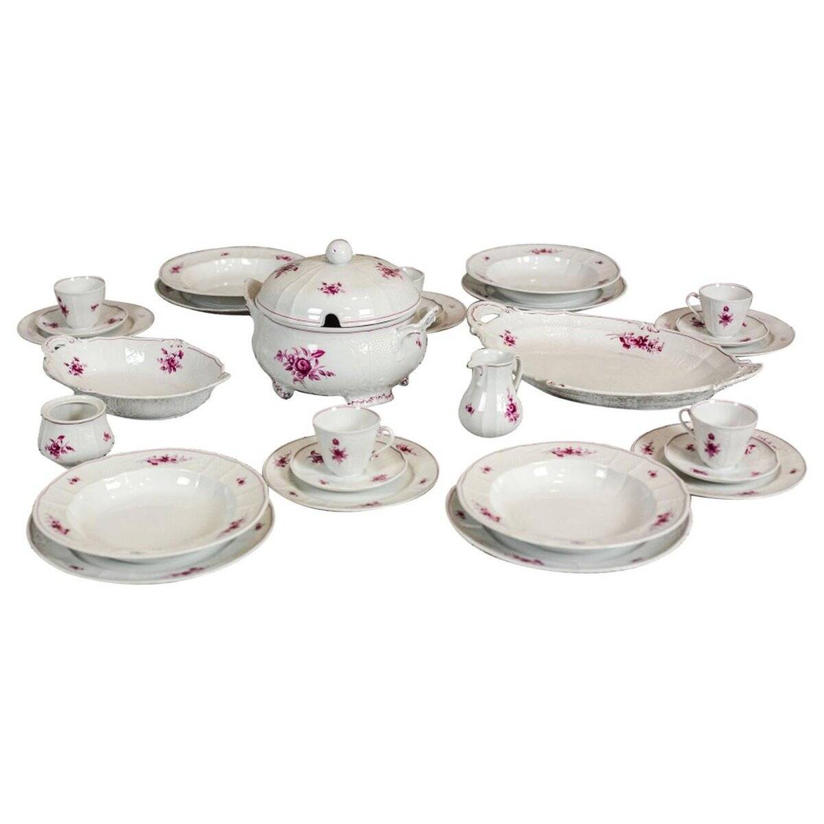 Porcelain Service from Fürstenberg, West Germany, 1960s, Set of 69