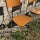 Lot de 4 chaises Formica pieds compas