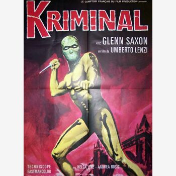 Poster movie original 1966.Kriminal