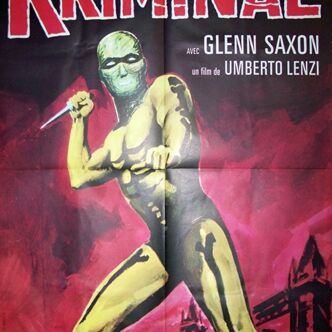 Poster movie original 1966.Kriminal