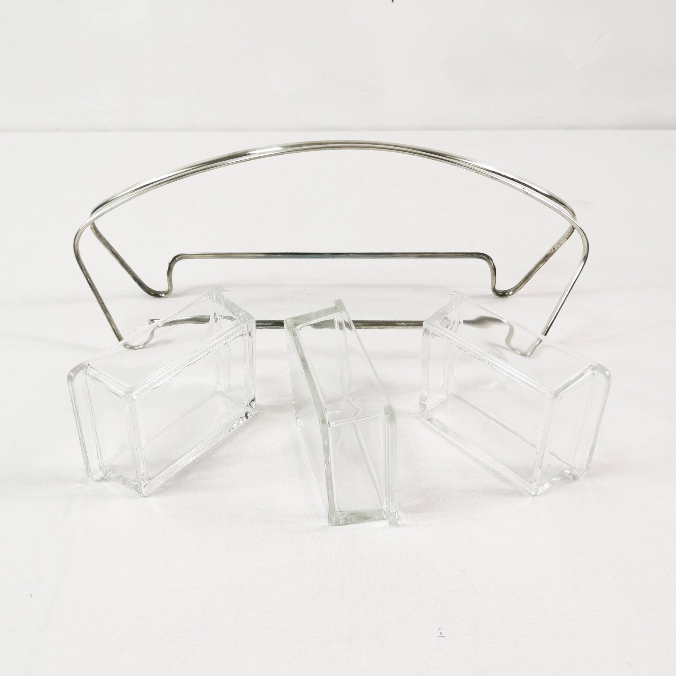Art Deco serving set, WMF, Germany, 1930s