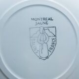 10 assiettes à pain Salins Montréal Jaune