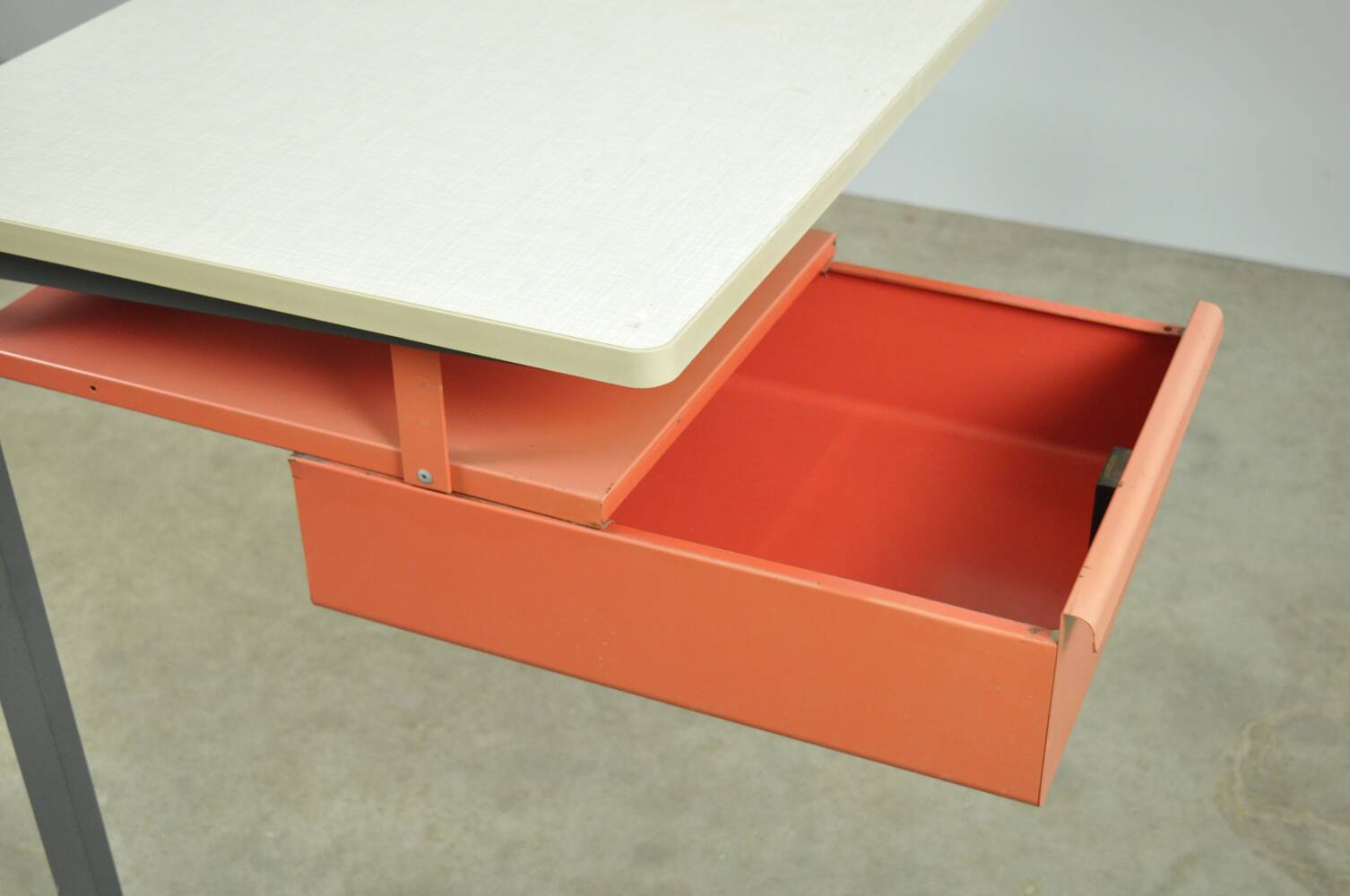 Vintage AHREND industrial Result desk by Friso Kramer, 1950s Netherlands