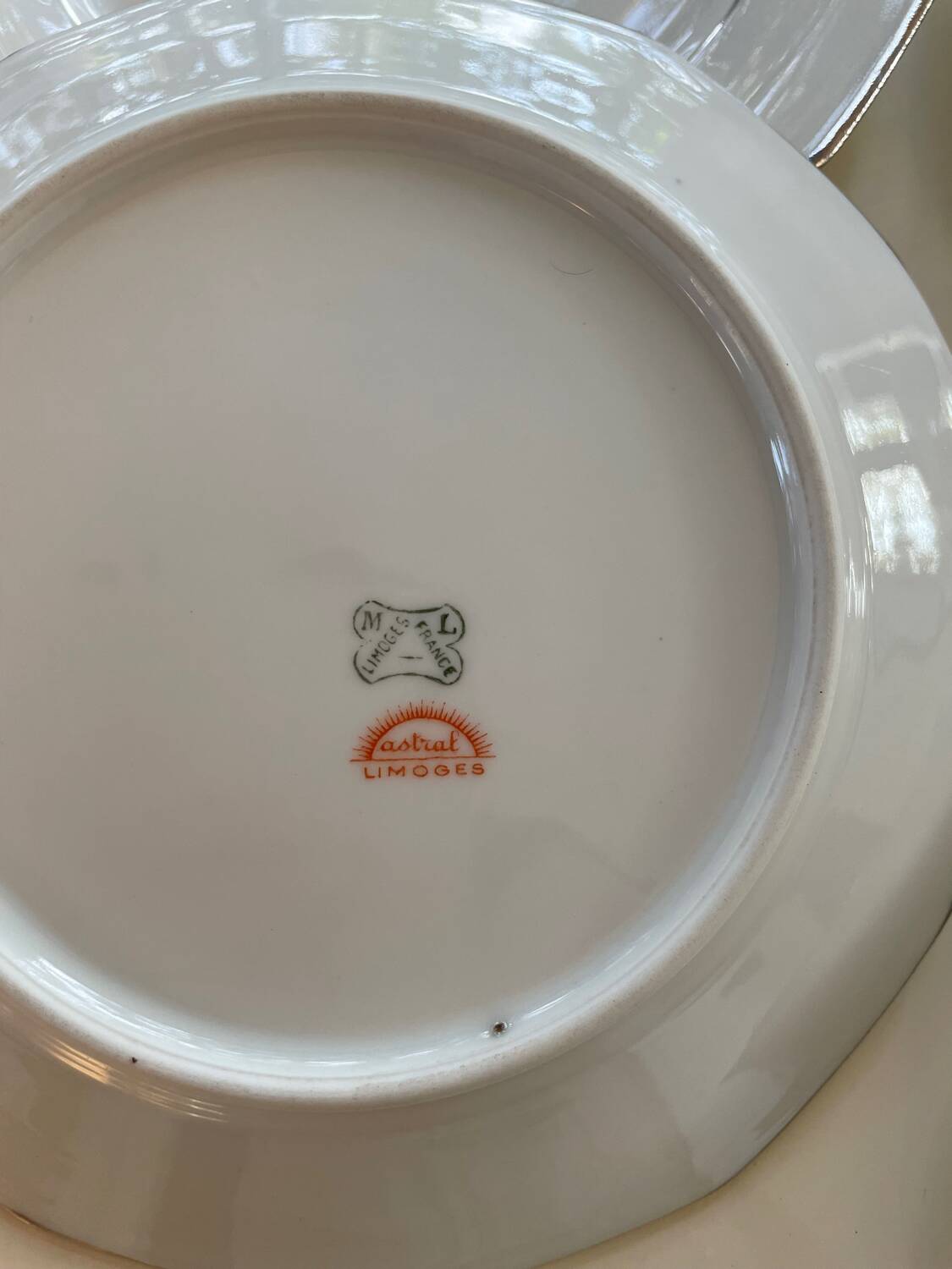 LIMOGES dessert plates