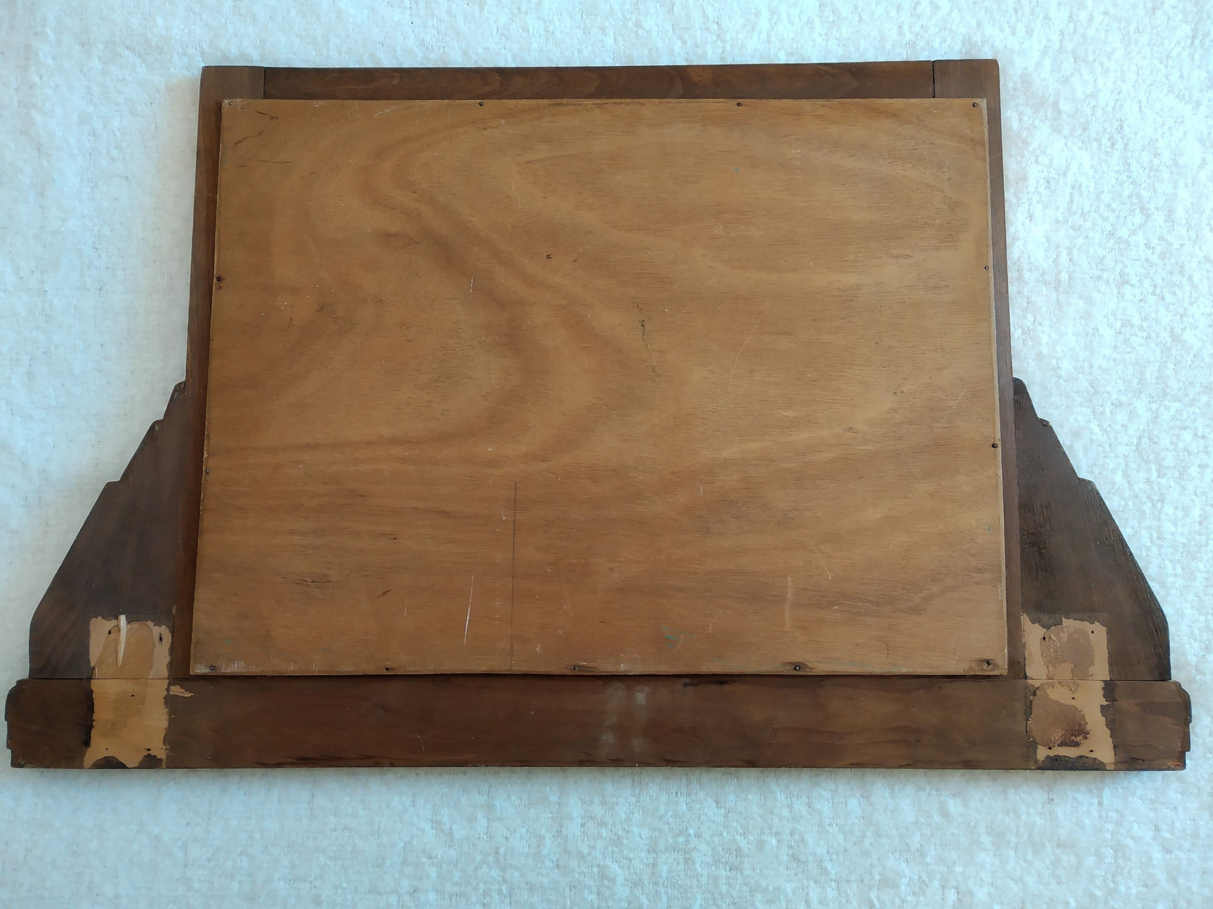 Miroir Art Déco bois sculpté 86 X 53