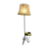 Vintage wrought iron and ceramic lamppost 1950