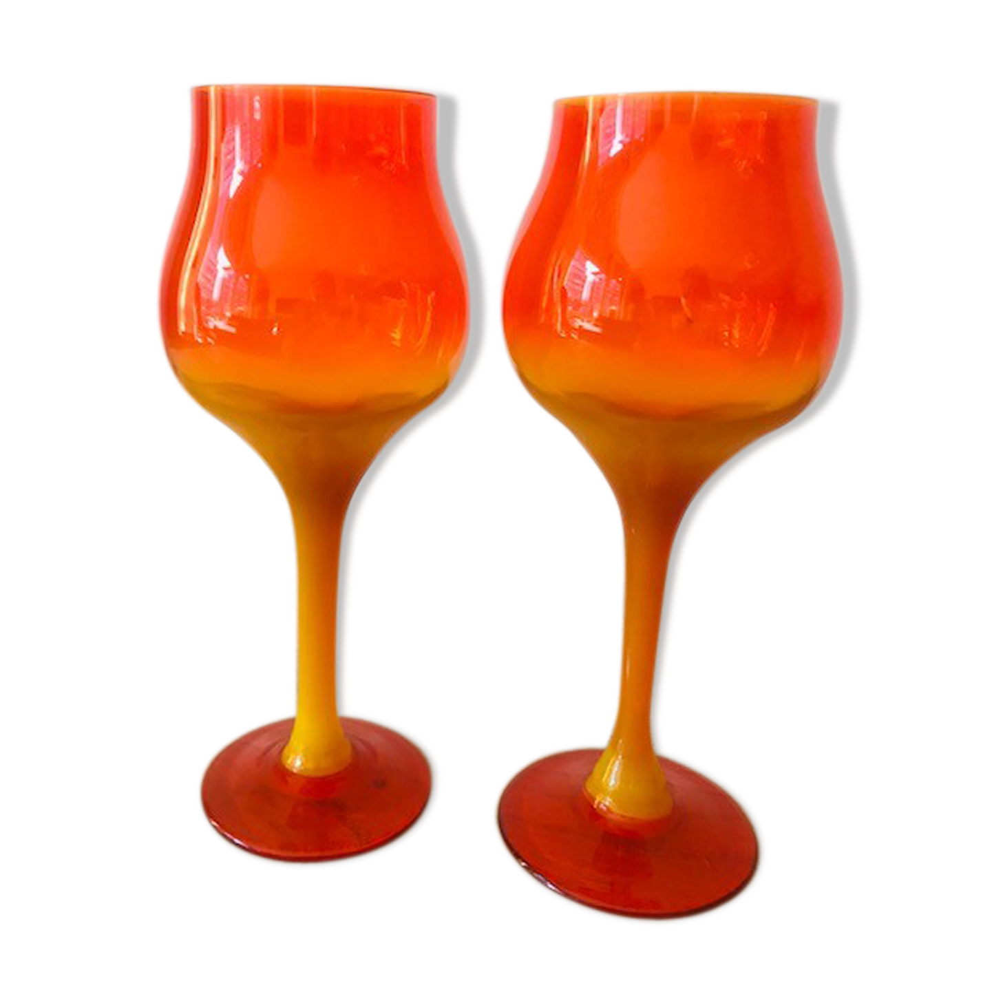 2  handmade glasses by Professor Zbigniew horbowy