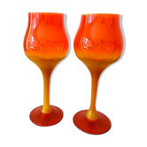 2  handmade glasses by Professor Zbigniew horbowy