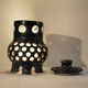 Lamp quadripode earthen terracotta of the sixties
