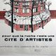 So that the Hive remains a City of Artists, 1970s. Original duotone poster