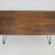1970's Wallnut Veneer Side Table, Czechoslovakia