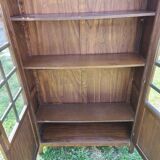 Wooden glass sideboard