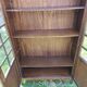 Wooden glass sideboard