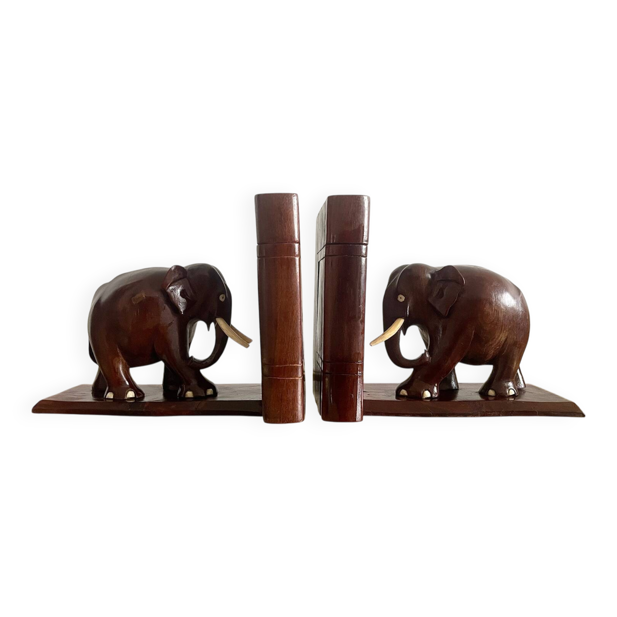 Elephant bookends