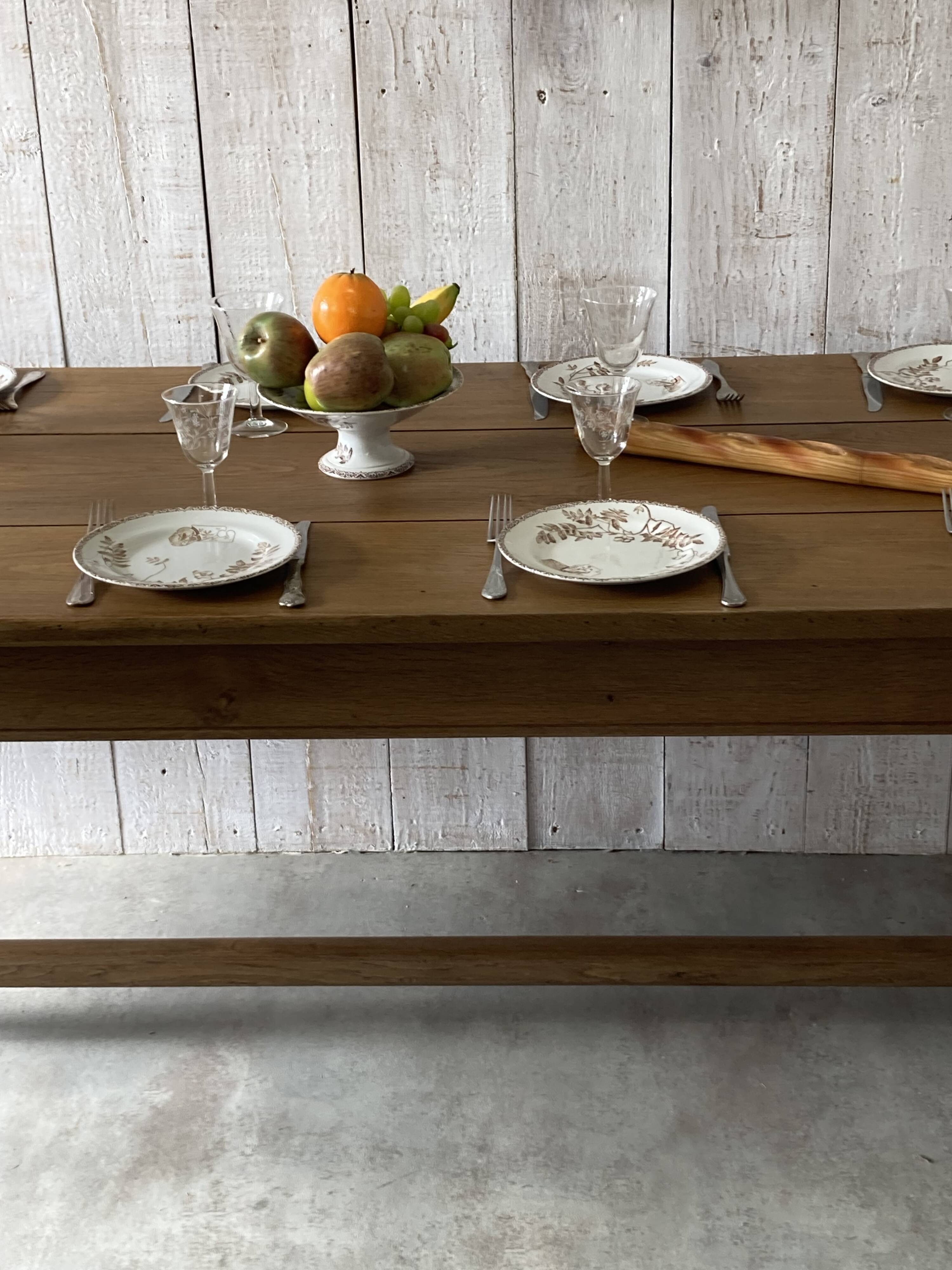 Table de ferme 244x82cm