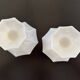 2 Opalines / Coupelles en verre de lait