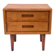 Vintage teak bedside table, 1960s