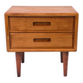 Vintage teak bedside table, 1960s