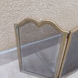 Brass fireplace screen