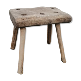 Old brutalist farm stool