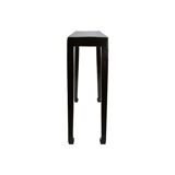 Black console table