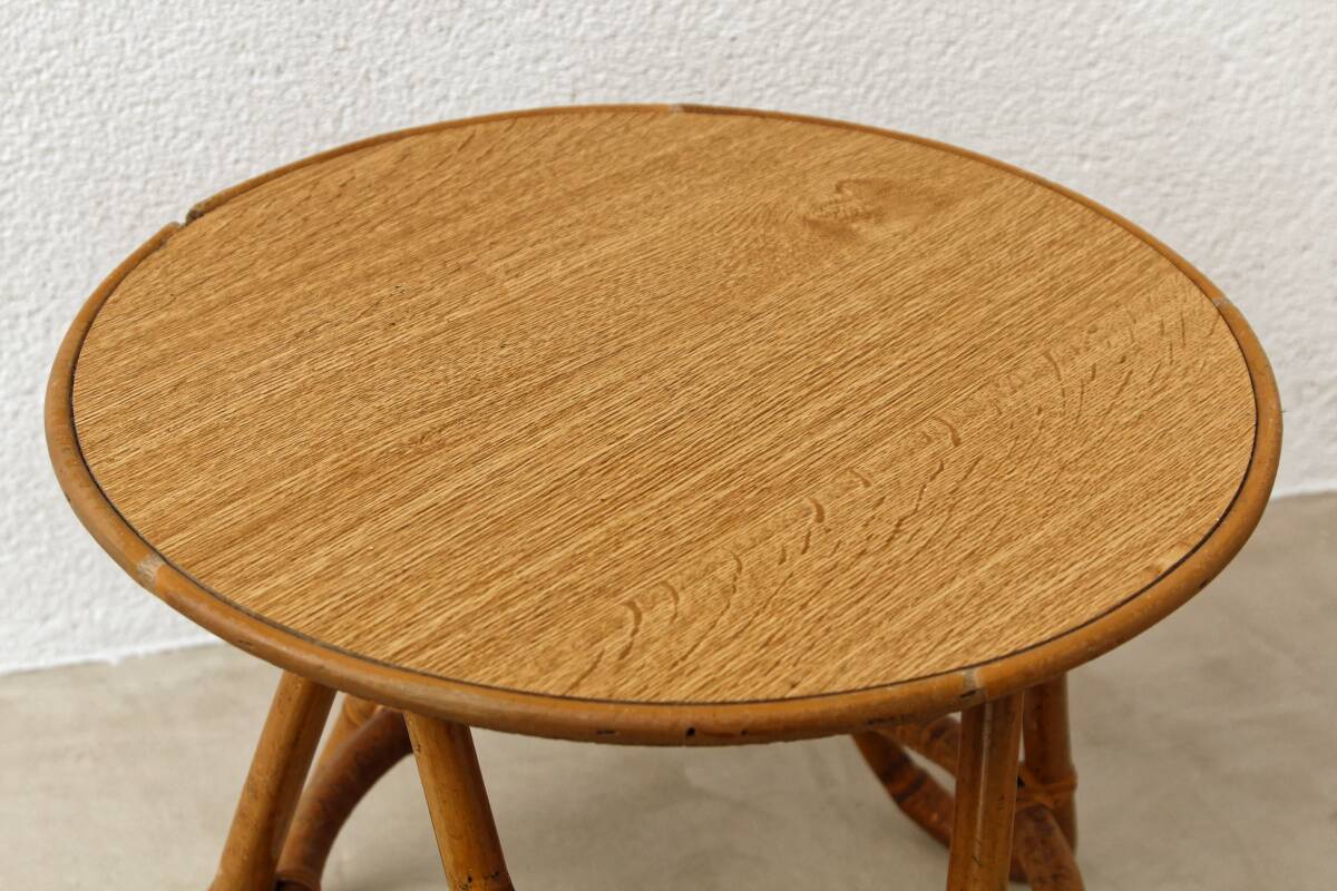 Rattan table and chair for children