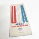 Vintage map USA 1970 America
