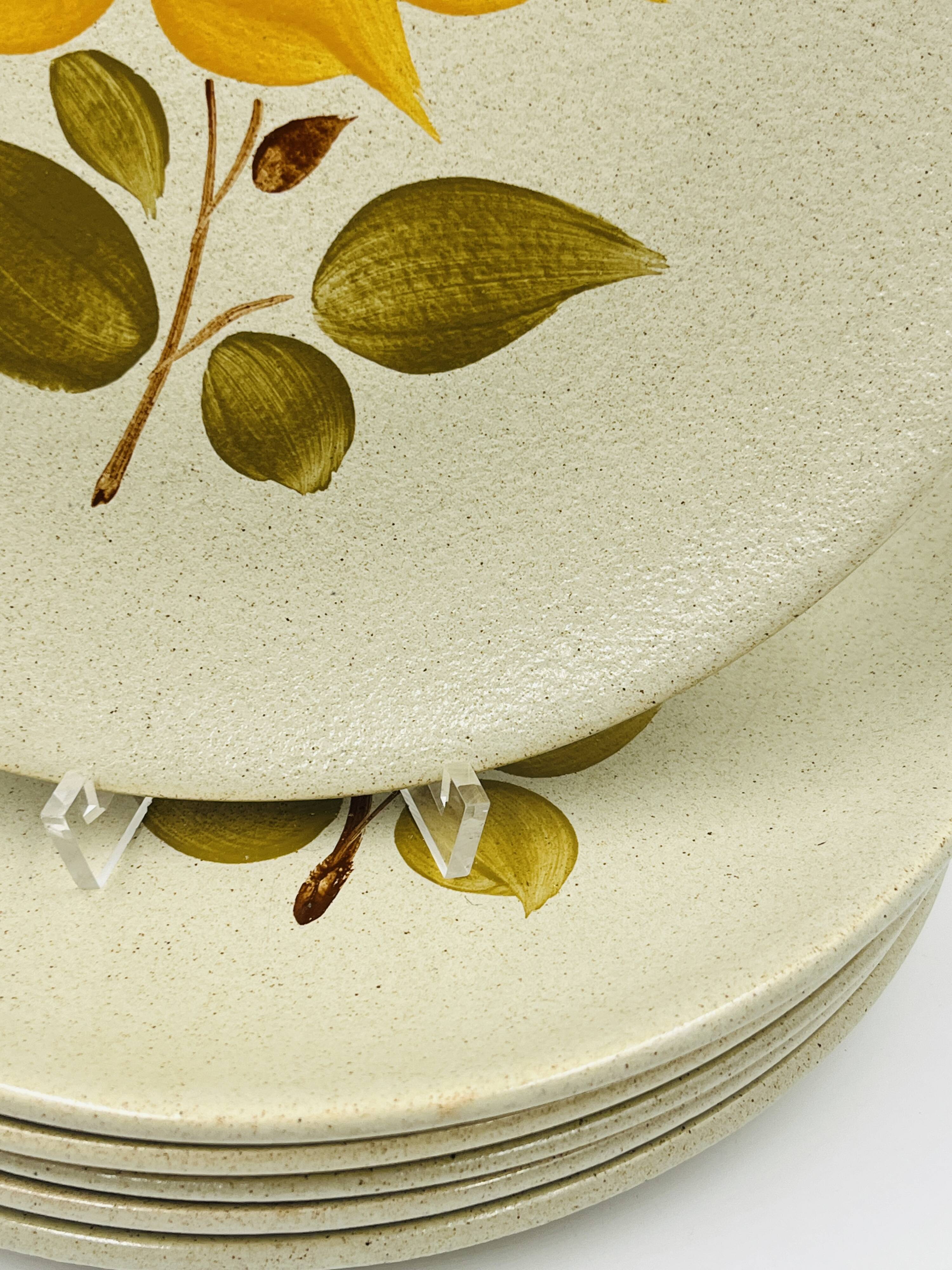 Set of Stoneware Plates Saint-Amand Jamaica
