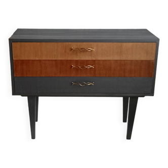 Chest of drawers, console in cherry