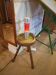 Sellette tripode vintage