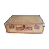 Old leather suitcase