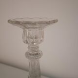 Set of 2 glass candle holders