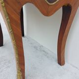 Louis XV curved chest of drawers in Martin varnished marquetry