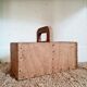 Antique wooden tool box